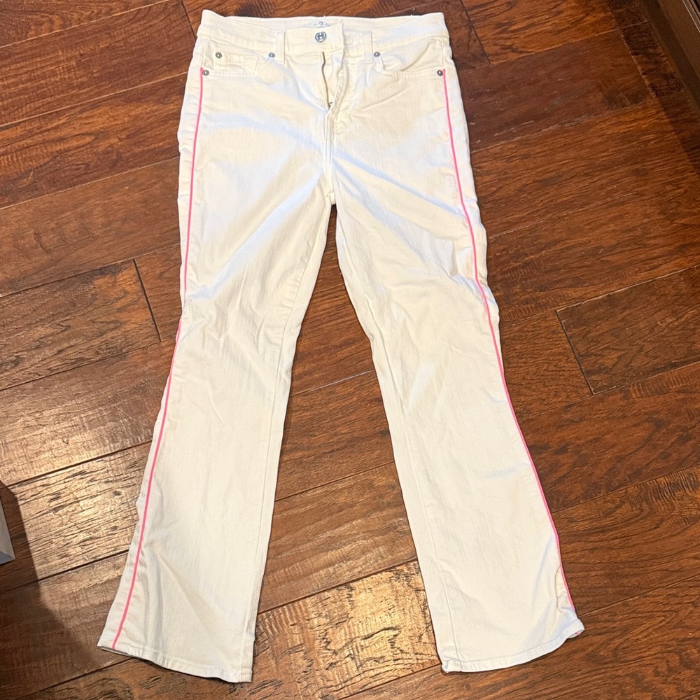 7 For All Mankind White Denim